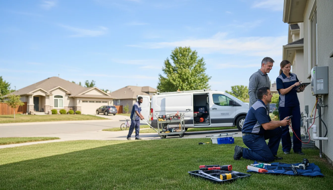 Tankless water heater service in Springfield, NE
